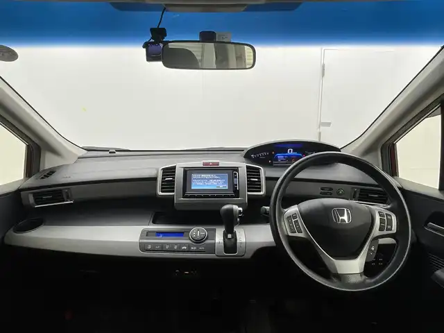 ホンダ フリード ハイブリット ジャストセレクション 茨城県 2014(平26)年 4万km プレミアムディープロッソパール 純正8型ナビ/ワンセグ/クルーズコントロール/両側電動スライドドア/ETC/ドラレコ/社外15インチAW/LEDヘッドライト/スマートキー