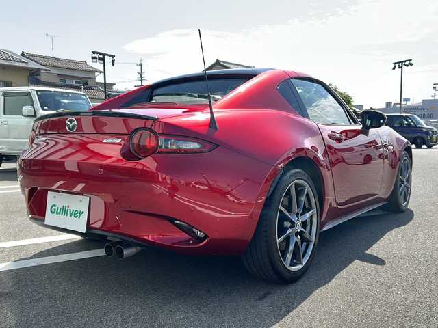 マツダ ロードスター ＲＦ VS 岐阜県 2019(令1)年 4.7万km 赤 純正ディスプレイオーディオ/ＥＴＣ　/ワンオーナー　/バックモニター　/前後ドラレコ/クルコン　/レーンキープアシスト/オートライト　/レザーシート/衝突軽減システム/純正フロアマット/ＬＥＤヘッドライト/スマートキー/プッシュスタート/　