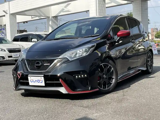 日産 ノート ニスモ 埼玉県 2016(平28)年 10.2万km スーパーブラック (株)IDOMが運営する【じしゃロン鳩ヶ谷店】の自社ローン専用車両になりますこちらは現金またはオートローンご利用時の価格です。自社ローンご希望の方は別途その旨お申付け下さい/登録時101406km/純正SDナ（MM316D-W）/　AM/FM/CD/DVD/MSV/Bluetooth/フルセグＴＶ/デジタルインナーミラー/全方位カメラ/ＥＴＣ/プッシュスタート/スマートキーx2/アイドリングストップ/ドライブレコーダー/ＮＩＳＭＯ専用スエード調スポーツシート/ＮＩＳＭＯ専用コンビハンドル/純正16インチアルミホイール/純正フロアマット/LEDヘッドライト/オートライト/フォグランプ/電動格納機能付きウインカーミラー/純正フロアマット
