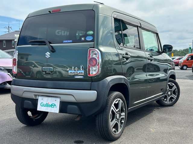 スズキ ハスラー X ターボ 茨城県 2015(平27)年 4万km クールカーキPM ターボ/D/N席シートヒーター/軽減衝突ブレーキ/レーンキープアシスト/横滑り防止システム/プッシュスタート/スマートキー/純正アルミホイール/純正フロアマット/アイドリングストップ/ステアリングスイッチ/オートライト/オートエアコン/パワーステアリング/パワーウィンドウ/盗難防止装置/電動格納ウィンカーミラー