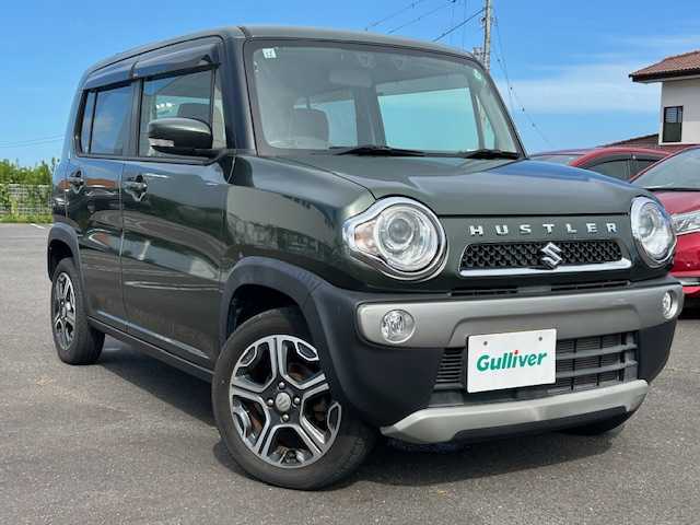 スズキ ハスラー X ターボ 茨城県 2015(平27)年 4万km クールカーキPM ターボ/D/N席シートヒーター/軽減衝突ブレーキ/レーンキープアシスト/横滑り防止システム/プッシュスタート/スマートキー/純正アルミホイール/純正フロアマット/アイドリングストップ/ステアリングスイッチ/オートライト/オートエアコン/パワーステアリング/パワーウィンドウ/盗難防止装置/電動格納ウィンカーミラー