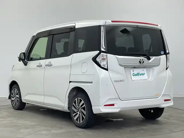 トヨタ ルーミー カスタムG 新潟県 2021(令3)年 4.7万km パールホワイトⅢ 禁煙車/純正メモリナビ/（BT/FM/AM/フルセグTV）/全周囲カメラ/ステアリングスイッチ/両側パワースライドドア/前後ドライブレコーダー/サンシェード/ドアバイザー/電格ミラー/ウィンカーミラー