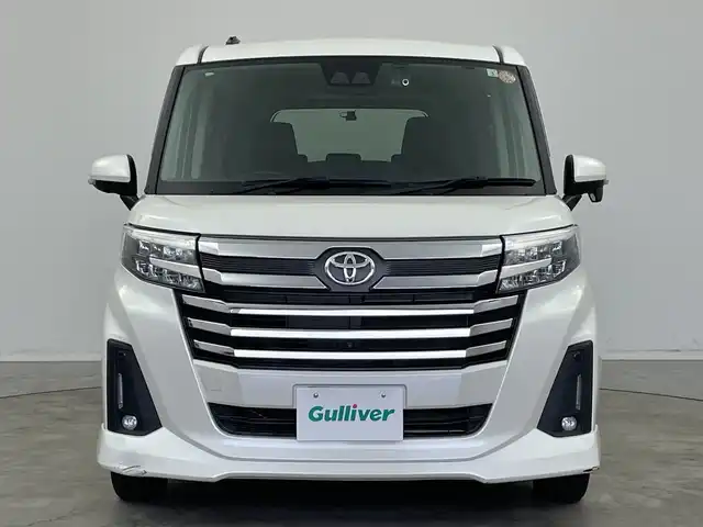 トヨタ ルーミー カスタムG 新潟県 2021(令3)年 4.7万km パールホワイトⅢ 禁煙車/純正メモリナビ/（BT/FM/AM/フルセグTV）/全周囲カメラ/ステアリングスイッチ/両側パワースライドドア/前後ドライブレコーダー/サンシェード/ドアバイザー/電格ミラー/ウィンカーミラー