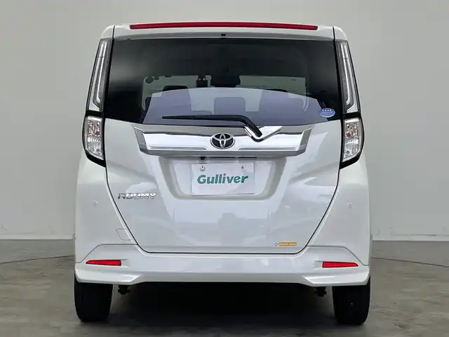 トヨタ ルーミー カスタムG 新潟県 2021(令3)年 4.7万km パールホワイトⅢ 禁煙車/純正メモリナビ/（BT/FM/AM/フルセグTV）/全周囲カメラ/ステアリングスイッチ/両側パワースライドドア/前後ドライブレコーダー/サンシェード/ドアバイザー/電格ミラー/ウィンカーミラー