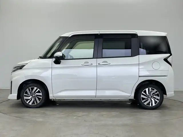 トヨタ ルーミー カスタムG 新潟県 2021(令3)年 4.7万km パールホワイトⅢ 禁煙車/純正メモリナビ/（BT/FM/AM/フルセグTV）/全周囲カメラ/ステアリングスイッチ/両側パワースライドドア/前後ドライブレコーダー/サンシェード/ドアバイザー/電格ミラー/ウィンカーミラー