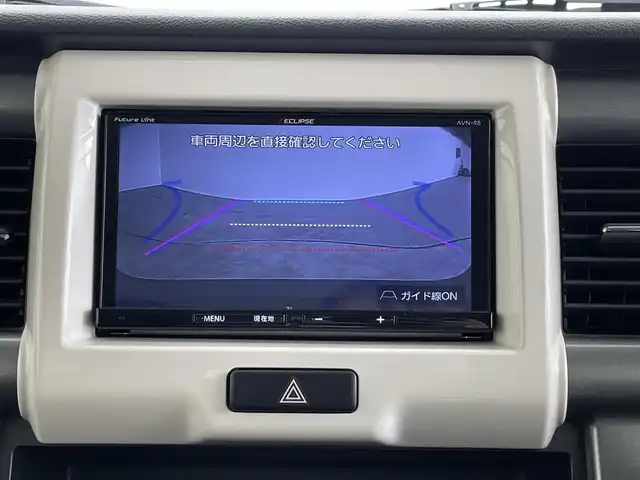 スズキ ハスラー F リミテッド Ⅱ 大分県 2018(平30)年 5.4万km ブルーイッシュブラックパール/シルバー2トーン ワンオーナー/社外ナビ/（フルセグ/CD/DVD/Bluetooth）/衝突軽減ブレーキ/バックカメラ/前席シートヒーターh/オートライト/LEDヘッドライト/純正ゴムマット/プッシュスタート・スマートキー/スペアキー