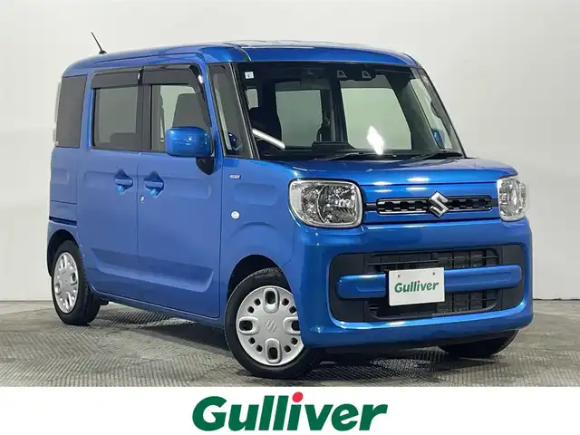 スズキ スペーシア HYBRID G 大阪府 2021(令3)年 1.6万km ブリスクブルーM 純正ナビＴＶ　衝突軽減　バックカメラ　ＥＴＣ　クリアランスソナー　レーンアシスト　アイドリングストップ　オートマチックハイビーム　オートライト　ＬＥＤヘッドライト　オートエアコン　スマートキー