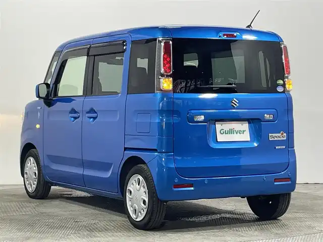 スズキ スペーシア HYBRID G 大阪府 2021(令3)年 1.6万km ブリスクブルーM 純正ナビＴＶ　衝突軽減　バックカメラ　ＥＴＣ　クリアランスソナー　レーンアシスト　アイドリングストップ　オートマチックハイビーム　オートライト　ＬＥＤヘッドライト　オートエアコン　スマートキー