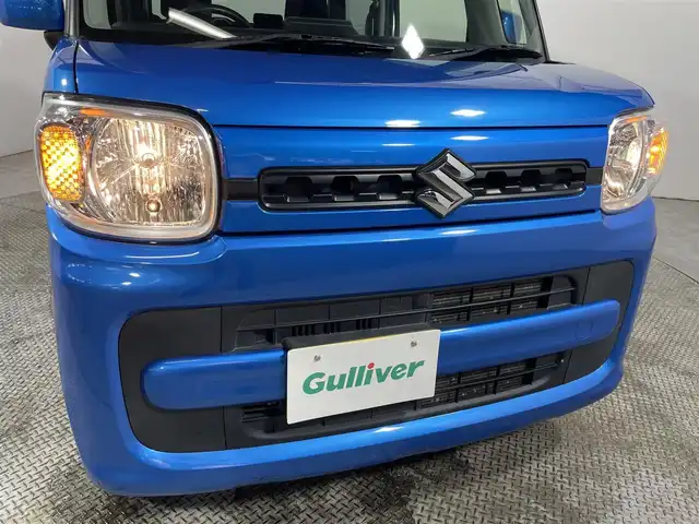 スズキ スペーシア HYBRID G 大阪府 2021(令3)年 1.6万km ブリスクブルーM 純正ナビＴＶ　衝突軽減　バックカメラ　ＥＴＣ　クリアランスソナー　レーンアシスト　アイドリングストップ　オートマチックハイビーム　オートライト　ＬＥＤヘッドライト　オートエアコン　スマートキー