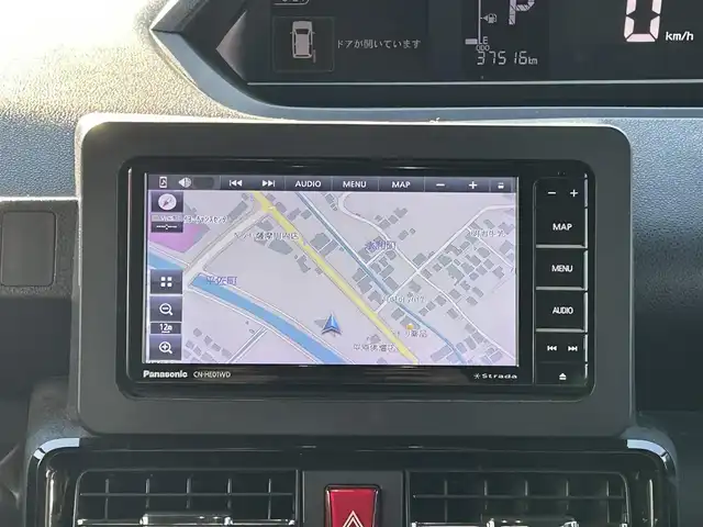 ダイハツ タント カスタム RS スタイルセレクション 鹿児島県 2022(令4)年 3.8万km シャイニングホワイトパール スマートアシスト/-衝突回避支援ブレーキ/-車線逸脱警報/‐レーンキープアシスト/Panasonicナビ　CN-HE01WD/(フルセグTV/Bluetooth/CD/DVD)/全方位カメラ/両側パワースライドドア/レーダークルーズコントロール/前後ドライブレコーダー/LEDヘッドライト/ハーフレザーシート/シートヒーター/純正15インチアルミホイール/スマートキー/ETC