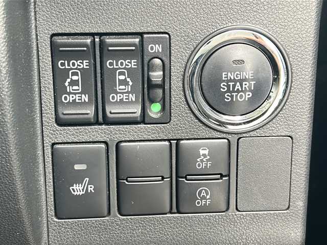 ダイハツ タント カスタム X 福岡県 2019(平31)年 1.2万km ブラックマイカメタリック 純正7インチナビ(AM/FM/CD/DVD/BT/フルセグTV)/Yupiteru　GPS＆レーダー探知機S310i/ETC/運転席シートヒーター/両側パワースライドドア/電動格納ミラー/トラクションコントロール/アイドリングストップ/プッシュスタート/オートライト/社外14インチアルミホイール