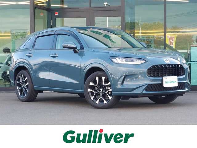 ホンダ ＺＲ－Ｖ ハイブリッド e:HEV Z 東京都 2024(令6)年 0.3万km 緑 純正ナビ/マルチビューカメラシステム/ドライブレコーダー/ビルトインETC/BOSEプレミアムサウンドシステム/レザーシート/パワーシート/シートヒーター/ステアリングヒーター/パドルシフト/Honda　SENSING/・衝突軽減ブレーキ/・誤発進抑制機能/・路外逸脱抑制機能/・アダプティブクルーズコントロール/・車線維持支援システム/・ブラインドスポットモニター