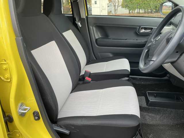 ダイハツ ミラ イース X SAⅢ 福島県 2018(平30)年 2.2万km レモンスカッシュクリスタルM ワンオーナー車/電動格納ミラー/リモコンキー/スペアキー１本/ＬＥＤライト/前後コーナーセンサー/Ｗエアバック/衝突被害軽減ブレーキ/ＡＢＳ/横滑り装置/純正アルミホイール