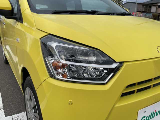 ダイハツ ミラ イース X SAⅢ 福島県 2018(平30)年 2.2万km レモンスカッシュクリスタルM ワンオーナー車/電動格納ミラー/リモコンキー/スペアキー１本/ＬＥＤライト/前後コーナーセンサー/Ｗエアバック/衝突被害軽減ブレーキ/ＡＢＳ/横滑り装置/純正アルミホイール