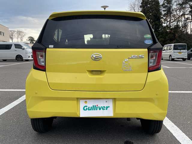 ダイハツ ミラ イース X SAⅢ 福島県 2018(平30)年 2.2万km レモンスカッシュクリスタルM ワンオーナー車/電動格納ミラー/リモコンキー/スペアキー１本/ＬＥＤライト/前後コーナーセンサー/Ｗエアバック/衝突被害軽減ブレーキ/ＡＢＳ/横滑り装置/純正アルミホイール