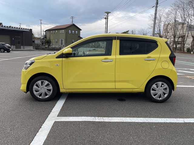 ダイハツ ミラ イース X SAⅢ 福島県 2018(平30)年 2.2万km レモンスカッシュクリスタルM ワンオーナー車/電動格納ミラー/リモコンキー/スペアキー１本/ＬＥＤライト/前後コーナーセンサー/Ｗエアバック/衝突被害軽減ブレーキ/ＡＢＳ/横滑り装置/純正アルミホイール