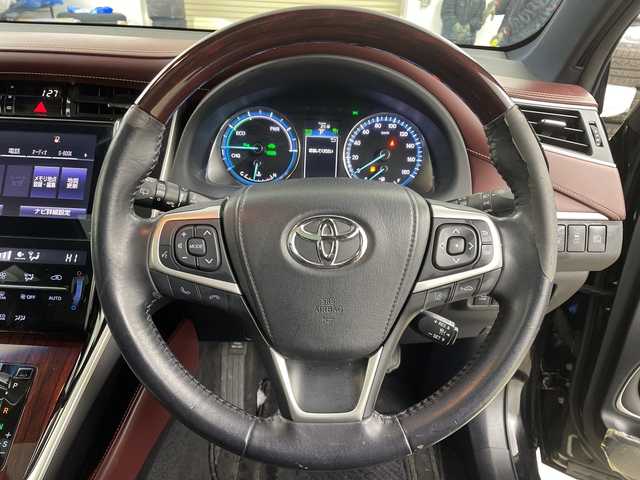 トヨタ ハリアー ハイブリッド プレミアム アドバンスドP 道央・札幌 2014(平26)年 2.8万km ブラック ・４WD/ハイブリッド/寒冷地仕様/・トヨタセーフティセンス/・プリクラッシュセーフティ/・純正メーカーナビ/・JBLサウンドシステム/・DVD.CD.SD.BT./・パノラミックビューモニター/・ムーンルーフ/・レーダークルーズコントロール/・フロントリップスポイラー/・パワーバックドア/・ハーフレザーシート/パワーシート/・LEDライト/オートハイビーム/・ウッドコンビハンドル/・キー一体型純正エンジンスターター/・スマートキーｘ２/・置くだけ充電