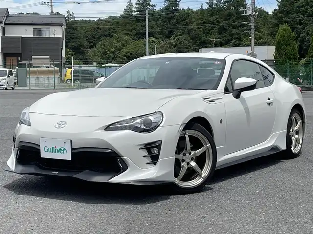 トヨタ ８６ GT 千葉県 2017(平29)年 2.6万km クリスタルホワイトパール ワンオーナー/TRDエアロ/TRDマフラー/TRD18インチAW/純正SDナビ/フルセグTV（NSZT-W66T）/バックカメラLEDヘッドライト/LEDフォグライト/保証書/取扱説明書/スペアキー
