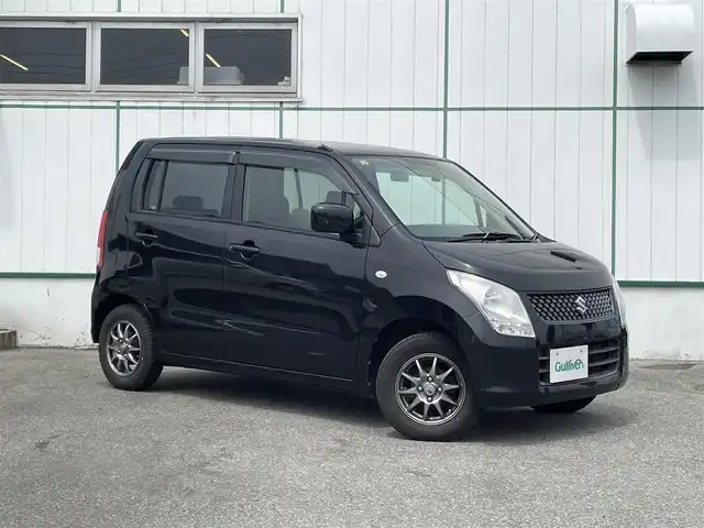 スズキ ワゴンＲ FX 山梨県 2012(平24)年 11.5万km ブルーイッシュブラックパール3 社外オーディオ（U373）/CD/ETC/ドライブレコ‐ダ‐/リモコンキー/社外13インチアルミホイール/取扱説明書
