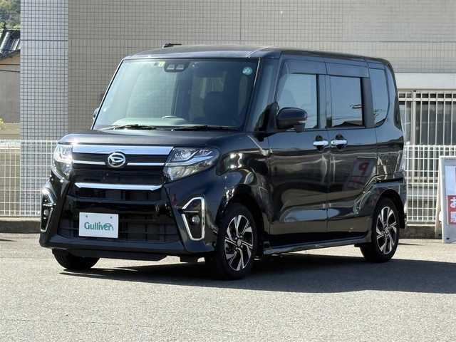 ダイハツ タント カスタム X セレクション 山口県 2020(令2)年 6.8万km ブラックマイカメタリック メモリナビ フルセグTV CD DVD BT USB/全周囲カメラ/ドラレコ/ETC/両側パワースライドドア/衝突被害軽減ブレーキ/レーンアシスト/オートマチックハイビーム/LEDオートヘッドライト/フォグライト/スマートキー 2個/コーナーセンサー/前席シートヒーター/ステアリングリモコン/横滑り防止/W サイド カーテン エアバッグ