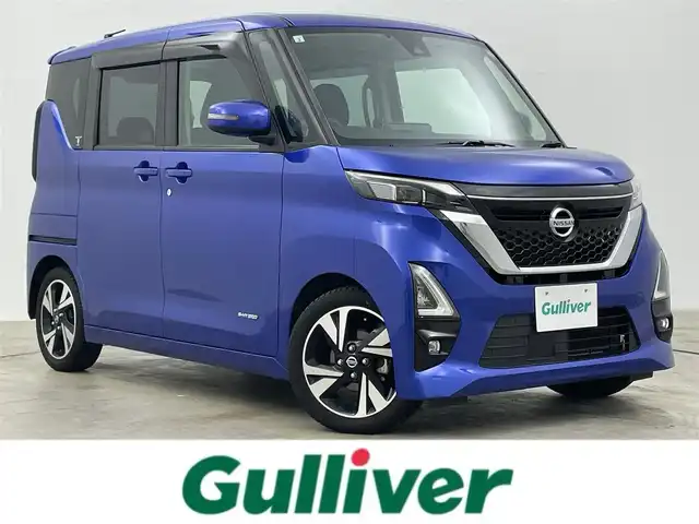 日産 ルークス HWS Gターボ プロパイロットED 岡山県 2021(令3)年 4万km アトランティックブルー 純正9型ナビ/・FM/AM/Bluetooth/フルセグ/CD/DVD/アラウンドビューモニター/プロパイロット/安全システム/・インテリジェント エマージェンシーブレーキ/・踏み間違い衝突防止アシスト/・インテリジェント LI/LDW/・コーナーセンサー/・ハイビームアシスト/両側パワースライドドア/ETC/USB入力端子/LEDヘッドライト/純正15インチアルミ/純正フロアマット