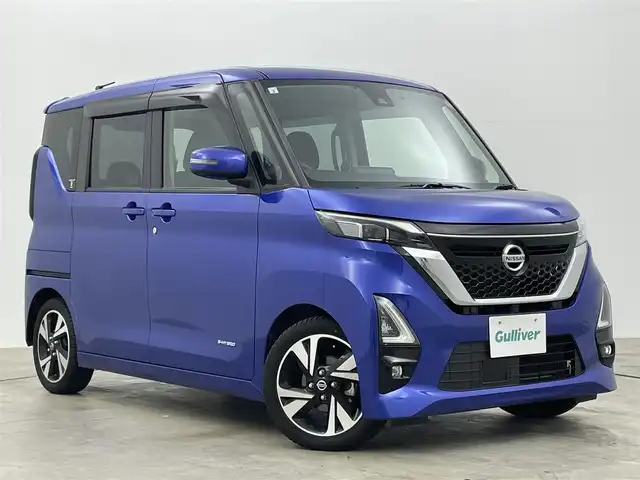 日産 ルークス HWS Gターボ プロパイロットED 岡山県 2021(令3)年 4万km アトランティックブルー 純正9型ナビ/・FM/AM/Bluetooth/フルセグ/CD/DVD/アラウンドビューモニター/プロパイロット/安全システム/・インテリジェント エマージェンシーブレーキ/・踏み間違い衝突防止アシスト/・インテリジェント LI/LDW/・コーナーセンサー/・ハイビームアシスト/両側パワースライドドア/ETC/USB入力端子/LEDヘッドライト/純正15インチアルミ/純正フロアマット