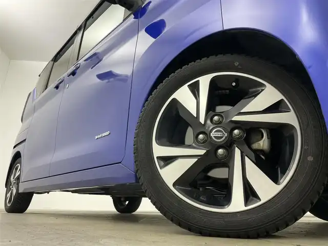 日産 ルークス HWS Gターボ プロパイロットED 岡山県 2021(令3)年 4万km アトランティックブルー 純正9型ナビ/・FM/AM/Bluetooth/フルセグ/CD/DVD/アラウンドビューモニター/プロパイロット/安全システム/・インテリジェント エマージェンシーブレーキ/・踏み間違い衝突防止アシスト/・インテリジェント LI/LDW/・コーナーセンサー/・ハイビームアシスト/両側パワースライドドア/ETC/USB入力端子/LEDヘッドライト/純正15インチアルミ/純正フロアマット