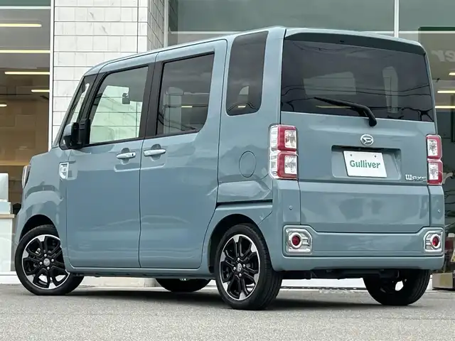 ダイハツ ウェイク G ターボ リミテッド SAⅢ 兵庫県 2020(令2)年 4.6万km レイクブルーメタリック 純正ナビ/全方位カメラ/前後ドライブレコーダー/オートハイビーム/両側パワースライドドア/バックカメラ/アイドリングストップ/スイッチスタート/ＥＴＣ/純正フロアマット/革巻きステアリング/Bluetooth/後席サンシェード/フルセグ