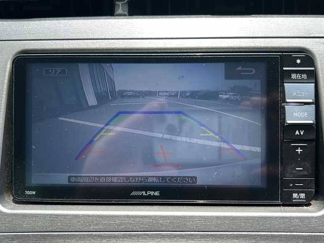 トヨタ プリウス S 鹿児島県 2014(平26)年 3.8万km ホワイトパールクリスタルシャイン 社外ALPINEナビ/（ワンセグTV/DVD/CD/Bluetooth）/バックカメラ/ETC/プッシュスタート/ドアバイザー/社外フロアマット/HIDオートライト/スマートキー×2/取扱説明書/保証書