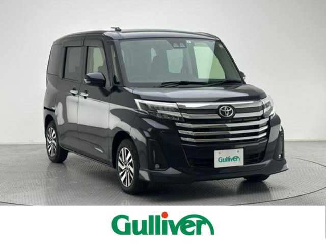 トヨタ ルーミー カスタムG 兵庫県 2021(令3)年 1.4万km ブラックマイカメタリック 純正ナビ/CD/SD/Bluetooth/ワンセグ/バックカメラ/両側パワースライドドア/ETC/追従クルーズコントロール/コーナーセンサー/オートブレーキホールド/電子パーキング/オートライト/LEDヘッドライト/プッシュスタート/ステアリングスイッチ