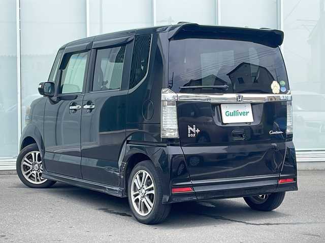 ホンダ Ｎ ＢＯＸ ＋ カスタム G Lパッケージ 神奈川県 2013(平25)年 11.4万km クリスタルブラックパール 純正メモリーナビ/フルセグ/CD/DVD/Bluetooth/両側パワースライドドア　/バックカメラ　/キセノンヘッドライト　/オートライト　　/スマートキー/プッシュスタート　/純正フロアマット/ラバーマット/純正AW　/ABS/ＥＴＣ/横滑り防止装置/保証書