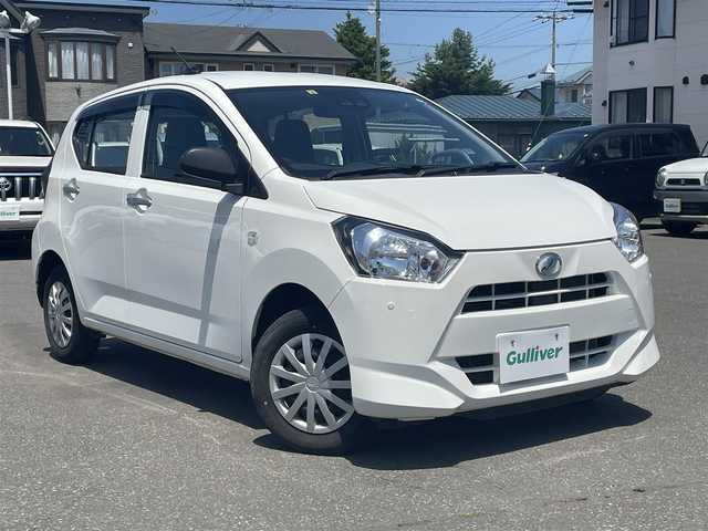 ダイハツ ミラ イース L SAⅢ 道央・札幌 2020(令2)年 5.3万km ホワイト 登録時走行距離52323ｋｍ/　４　W　D　/スマートアシストIII/社外メモリナビ(FM/AM/SD/BT)/アイドリングストップ/ドアバイザー/ETC/スペアキー×１/リモコンキー/パーキングアシスト/純正フロアマット/横滑り防止装置/コーナーセンサー/盗難防止装置/オートライト/オートマチックハイビーム/衝突軽減ブレーキ/レーンキープアシスト/ヘッドライトレベライザー