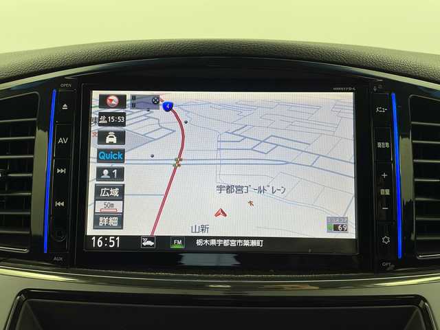 日産 エルグランド 250ハイウェイスターS 栃木県 2017(平29)年 5.1万km ファントムブラック 純正SDナビ/   CD/DVD/Bluetooth/フルセグTV/AM/FM/両側パワースライドドア　/ALPINE製フリップダウンモニター　/バックカメラ　/ETC/クルーズコントロール/純正ドライブレコーダー　/純正18インチAW/ハーフレザシート/後席フルオートエアコン/オートライト/LEDヘッドライト/フォグランプ/スペアキー/取扱説明書/保証書