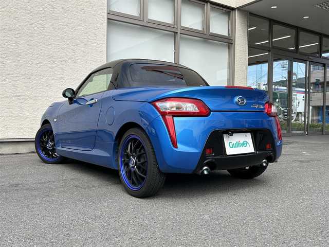 ダイハツ コペン ローブ 大阪府 2014(平26)年 8.2万km クリアブルークリスタルメタリック 社外ナビ/（フルセグ／ＢＴ／ＣＤ／ＤＶＤ）/デジタルインナーミラー/バックカメラ/横滑り装置/盗難防止装置/純正フロアマット/社外１６インチＡＷ/保証書/取扱説明書/ETC