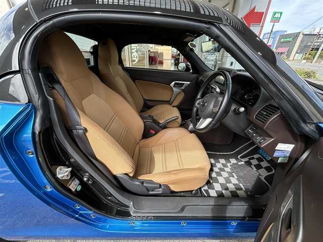 ダイハツ コペン ローブ 大阪府 2014(平26)年 8.2万km クリアブルークリスタルメタリック 社外ナビ/（フルセグ／ＢＴ／ＣＤ／ＤＶＤ）/デジタルインナーミラー/バックカメラ/横滑り装置/盗難防止装置/純正フロアマット/社外１６インチＡＷ/保証書/取扱説明書/ETC