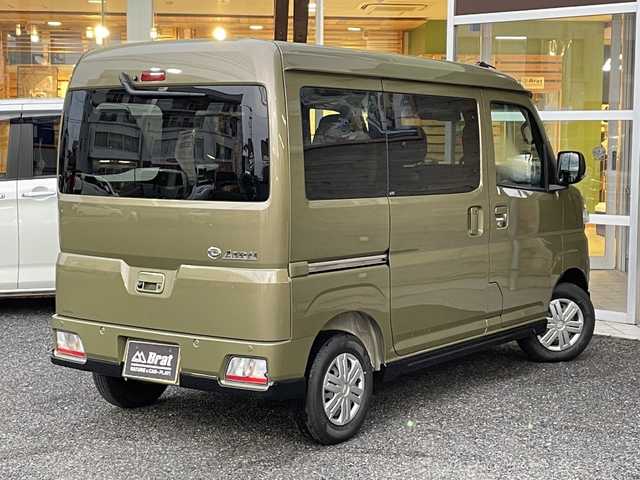 ダイハツ アトレー バン RS 福島県 2024(令6)年 0.1千km 緑 ターボ車/４ＷＤ/ＬＥＤヘッドライト/オートライト/両側パワースライドドア/ＵＳＢ端子/スマートキー/オートマチックハイビーム/レーダークルーズコントロール/衝突軽減ブレーキ/コーナーセンサー/アイドリングストップ