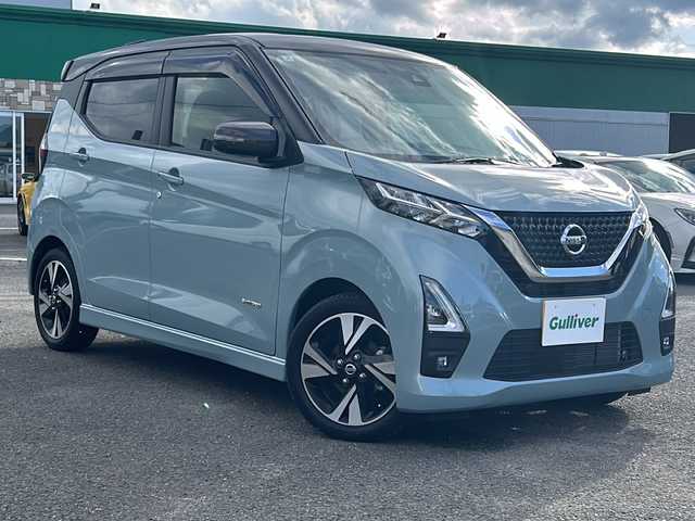 日産 デイズ HWS G ターボ プロパイロットED 徳島県 2022(令4)年 1.9万km アッシュブラウン/ソーダブルー 純正ナビ/（フルセグ/DISC/BT/USB）/全方位カメラ/ワンオーナー/追従式クルーズコントロール/前後ドライブレコーダー/ETC/ターボ/前後コーナーセンサー/LEDヘッドライト/プロパイロット/純正15インチアルミホイール/エマージェンシーブレーキ/純正フロアマット/タイヤアングルガイド/先行者発進お知らせ/速度標識表示/道路標識表示