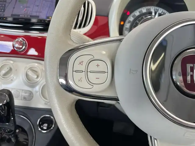 フィアット ５００ 1．2 ポップ 静岡県 2017(平29)年 2.9万km 赤 社外メモリナビ/・Bluetooth/・CD/DVD/ETC/前後ドライブレコーダー/純正フロアマット