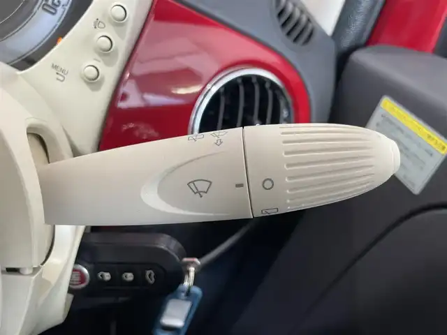 フィアット ５００ 1．2 ポップ 静岡県 2017(平29)年 2.9万km 赤 社外メモリナビ/・Bluetooth/・CD/DVD/ETC/前後ドライブレコーダー/純正フロアマット