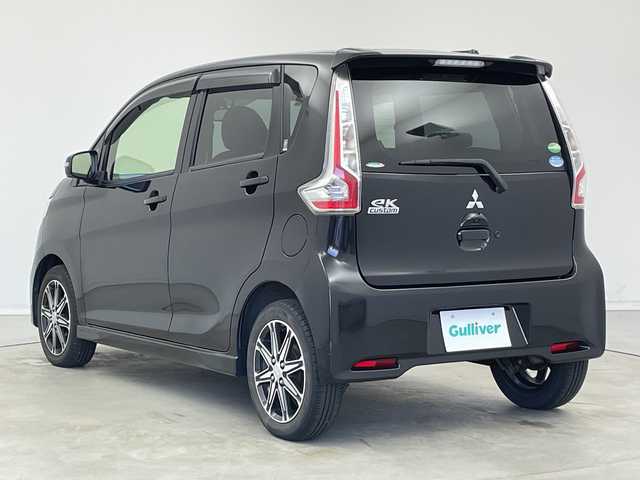 三菱 ｅＫカスタム T　セーフティPKG 新潟県 2016(平28)年 8.7万km 黒 全方位カメラ/衝突軽減被害装置/横滑り防止装置/過給機/社外メモリナビ/フルセグTV/Bluetooth/CD/DVD/ETC/純正フロアマット/純正ホイール/オートライト/オートマチックハイビーム