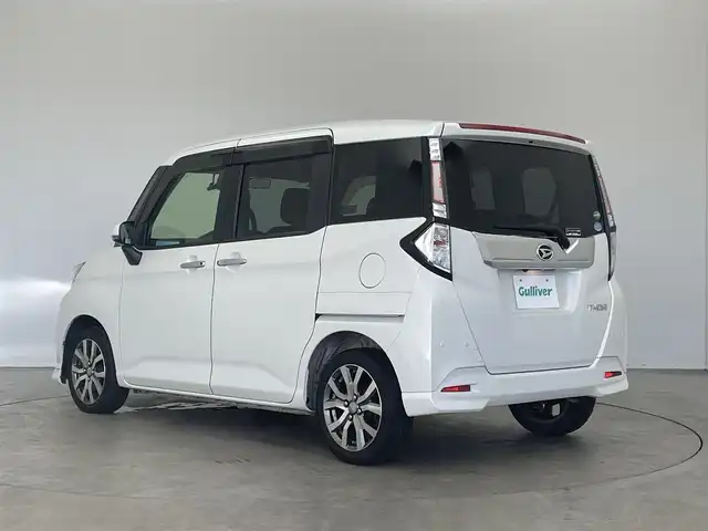 ダイハツ トール カスタムG ターボ SAⅢ 埼玉県 2018(平30)年 4.1万km パールホワイトⅢ スマートアシスト３　ＡＬＰＩＮＥ９インチナビ　パノラマモニター　ＥＴＣ　ドライブレコーダー　クルーズコントロール　両側パワースライドドア　スマートキー　オートハイビーム　ＬＥＤヘッドライト　地デジTV