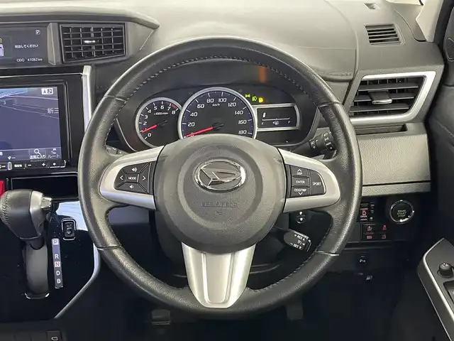 ダイハツ トール カスタムG ターボ SAⅢ 埼玉県 2018(平30)年 4.1万km パールホワイトⅢ スマートアシスト３　ＡＬＰＩＮＥ９インチナビ　パノラマモニター　ＥＴＣ　ドライブレコーダー　クルーズコントロール　両側パワースライドドア　スマートキー　オートハイビーム　ＬＥＤヘッドライト　地デジTV