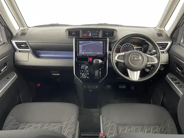 ダイハツ トール カスタムG ターボ SAⅢ 埼玉県 2018(平30)年 4.1万km パールホワイトⅢ スマートアシスト３　ＡＬＰＩＮＥ９インチナビ　パノラマモニター　ＥＴＣ　ドライブレコーダー　クルーズコントロール　両側パワースライドドア　スマートキー　オートハイビーム　ＬＥＤヘッドライト　地デジTV