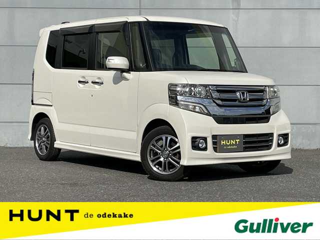ホンダ Ｎ ＢＯＸ カスタム G Lパッケージ 千葉県 2017(平29)年 1.7万km プレミアムホワイトパールⅡ 社外メモリナビ/・ワンセグ/DVD/CD/USB/バックカメラ/ステアリングスイッチ/ETC/片側パワースライドドア/HIDヘッドライト/オートライト/フォグライト/スマートキー/プッシュスタート/電動格納ミラー/フロアマット/純正14インチAW