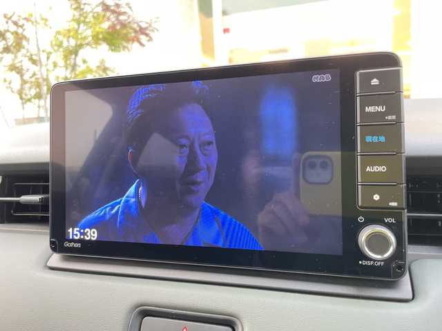 ホンダ ヴェゼル ハイブリッド e:HEV X HuNTパッケージ 石川県 2024(令6)年 0.5万km 緑 純正９型ナビ　フルセグＴＶ　バックカメラ　ＬＥＤヘッドライト　スマートキー　プッシュスタート　ホンダセンシング　レーダークルーズ　純正アルミ　ルーフレール　パドルシフト　保証書