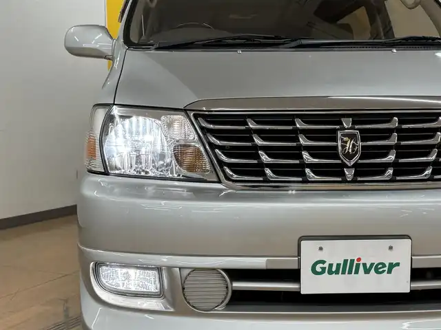 トヨタ グランド ハイエース G Lエディション 群馬県 2001(平13)年 7万km ダークグレーマイカメタリック 純正7インチワイドナビ/・AM/FM/CD/DVD/リアモニター/バックカメラ/サンルーフ/片側電動スライドドア/フォグランプ/電動カーテン/純正ドアバイザー/純正フロアマット/リモコンキー