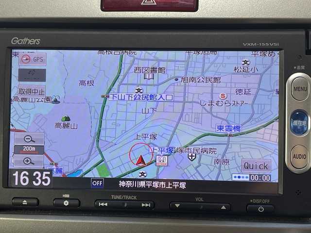 ホンダ フリード Gエアロ 神奈川県 2014(平26)年 1.8万km ホワイトオーキッドパール 純正7インチインターナビ（VXM-155VFi）/ドライブレコーダー/バックカメラ/片側パワースライドドア/横滑り防止装置/ETC/HIDヘッドライト/オートライト/ウィンカーミラー/電動格納ミラー/純正15インチAW/シートリフター/スマートキー/フロアマット/スペアキー/取扱説明書