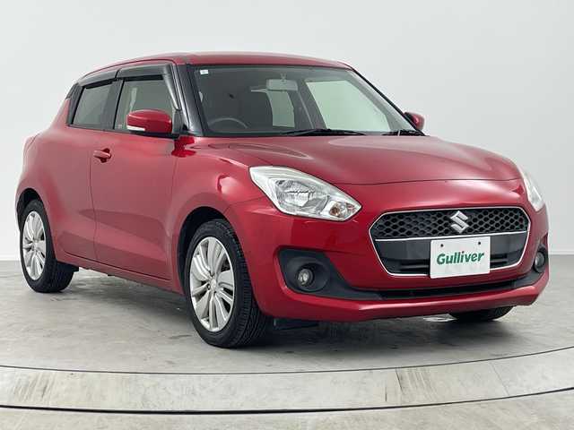 スズキ スイフト XL 熊本県 2017(平29)年 10万km バーニングレッドPM 社外ナビ/・フルセグTV/CD/DVD/SD/ステアリングリモコン/パドルシフト/ETC/D席シートヒーター/ハロゲンヘッドライト/ヘッドライトレベライザー/電格ミラー/スマートキー/プッシュスタート/純正アルミホイール