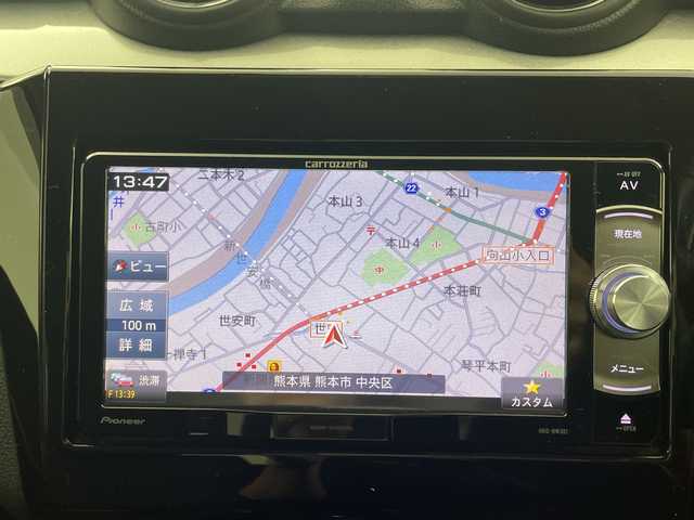 スズキ スイフト XL 熊本県 2017(平29)年 10万km バーニングレッドPM 社外ナビ/・フルセグTV/CD/DVD/SD/ステアリングリモコン/パドルシフト/ETC/D席シートヒーター/ハロゲンヘッドライト/ヘッドライトレベライザー/電格ミラー/スマートキー/プッシュスタート/純正アルミホイール