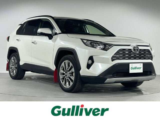 トヨタ ＲＡＶ４ G Zパッケージ 福岡県 2019(令1)年 3.8万km ホワイトパールクリスタルシャイン 社外９インチナビ/（AM/FM/CD/DVD/Bluetooth）/フルセグＴＶ　/ブラインドスポットモニター　/TRDマッドガード/バックモニター　/前席シートヒーター　/デジタルインナーミラー　/パワーバックドア　/パワーシート　/レーダークルーズコントロール　/ドライブレコーダー　/ＥＴＣ　/ＬＥＤライト/オートハイビーム/コーナーセンサー